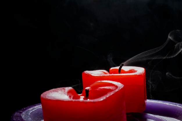 Photo humo de velas