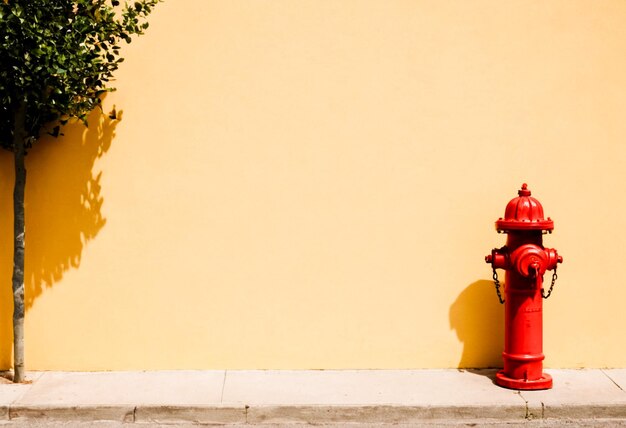 Photo hydrants d'incendie rouges