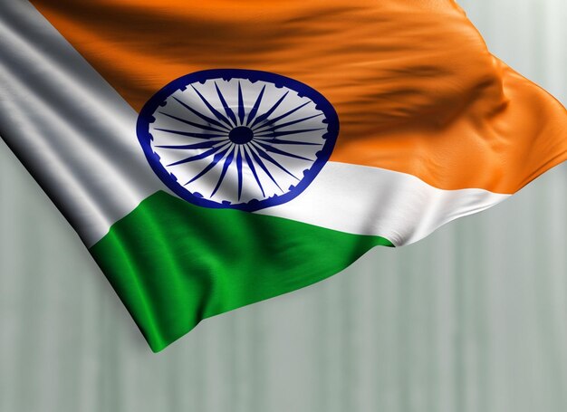 IA de conception 3D du drapeau indien