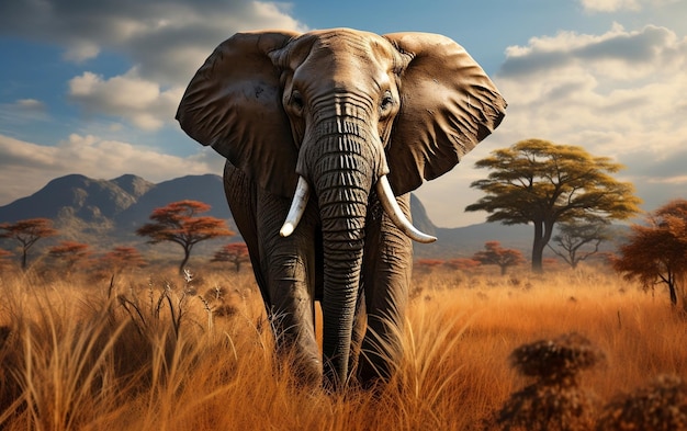 IA de l'éléphant d'Afrique