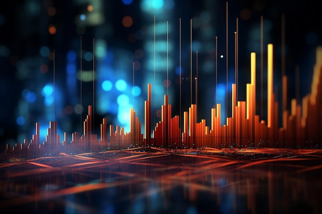 IA générative de données financières abstraites