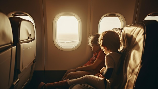 L'IA générative était dans un avion avec une femme et ses enfants