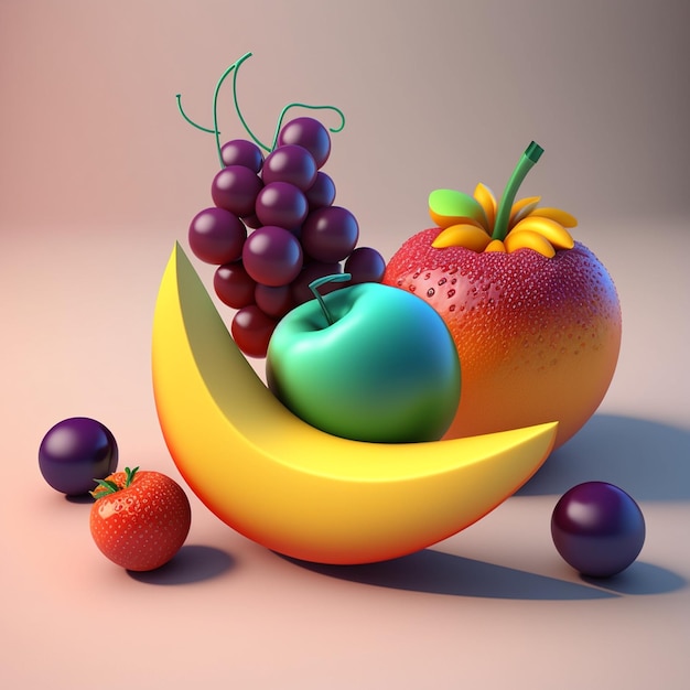 IA générative Fruit Unity 3D simple