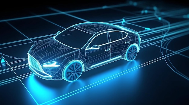 IA générative et prototype routier de voiture électrique