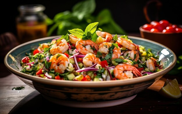 L'IA générative de la salade de crevettes de Ceviche