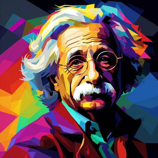 IA générative de style Albert Enstein Wpap