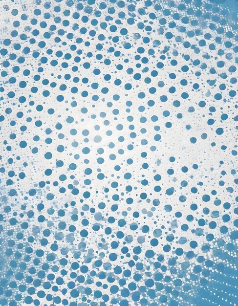 L'IA générative de la texture de Grunge Halftone