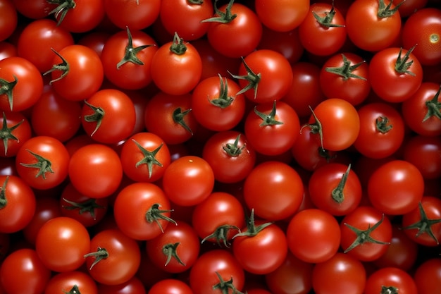 IA générative de texture de tomates mûres