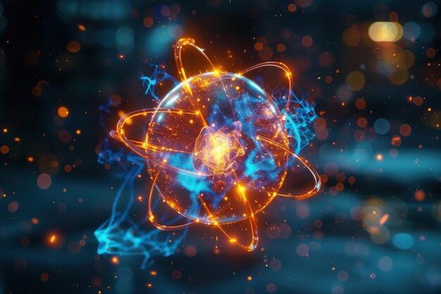 IA génératrice de particules atomiques