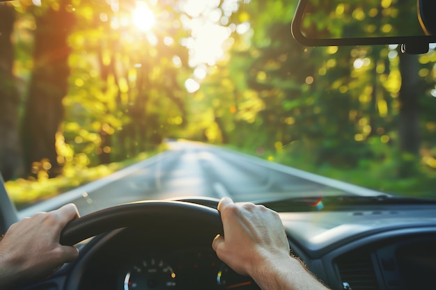 l'IA générée à l'intérieur de la voiture