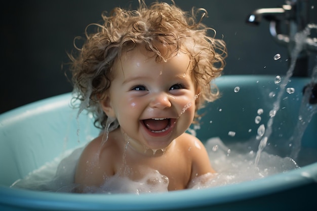 Une IA pour le bain de bébé joyeux