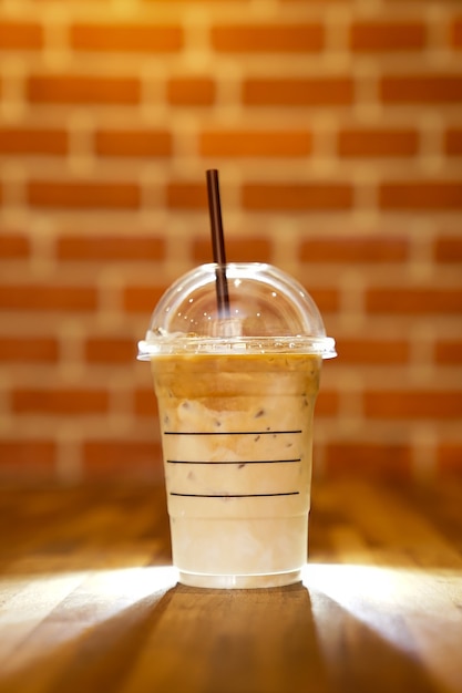 Ice latte avec café