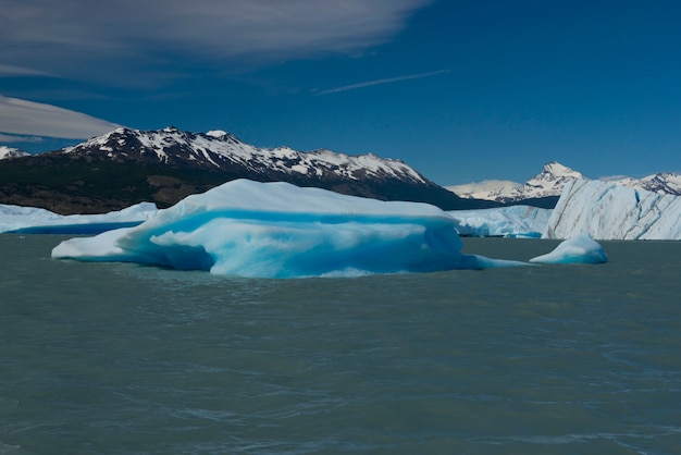 Iceberg flottant sur le lac Argentino