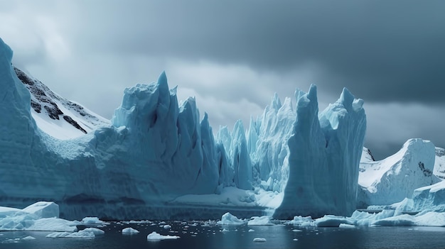 Iceberg solitaire en Antarctique