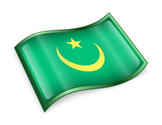 Icon du drapeau de la Mauritanie