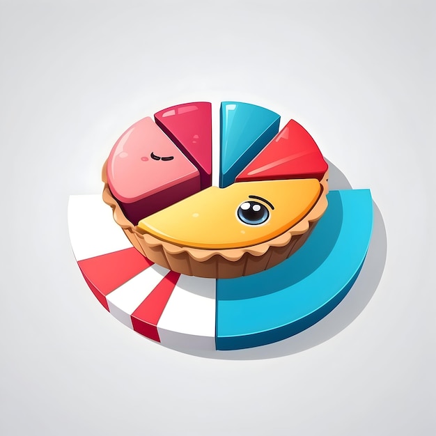 Photo icon du graphique pie graphique d'affaires visualisation des données diagramme graphique graphique statistique char financier