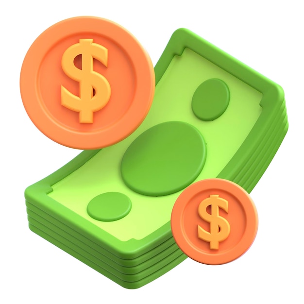 Icône 3d argent illustration 3d élément rendu 3d éléments graphiques élément de conception