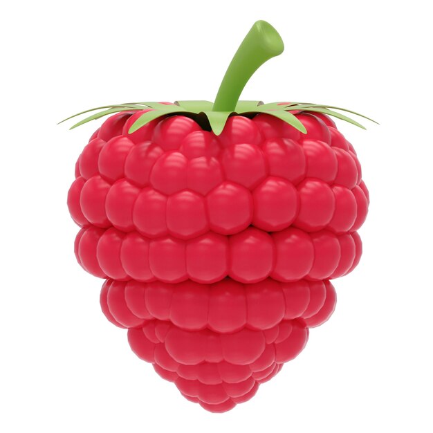 Icône 3D Framboise