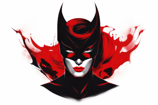 Photo icône de batwoman sur fond blanc ar 32 v 52 id de poste 3b4c3826d83c4dddac5c5eb54be7aaf8