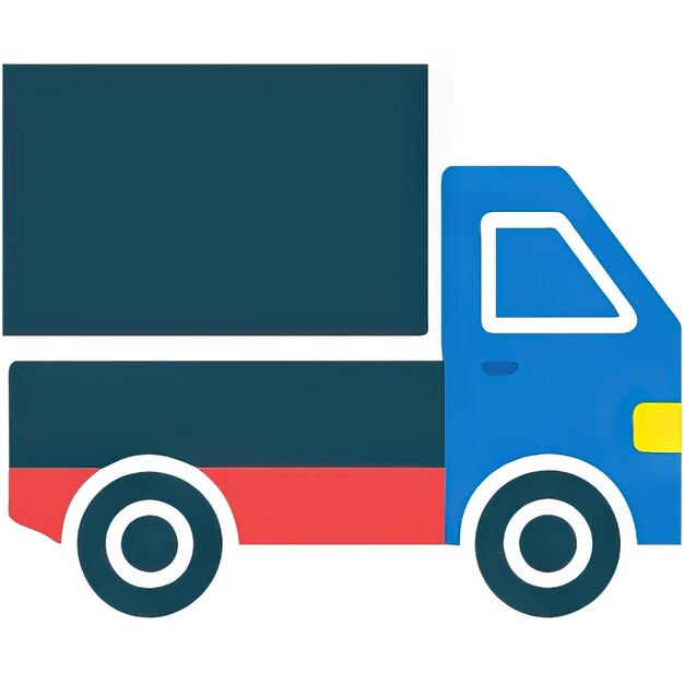 Icône de camion avec un design simple