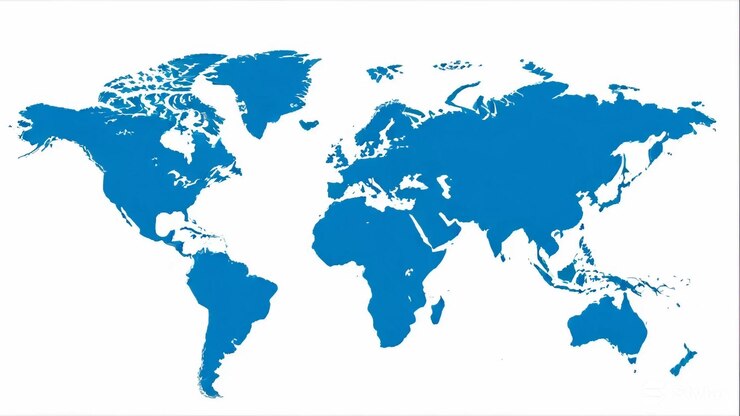 Photo icône de la carte du monde