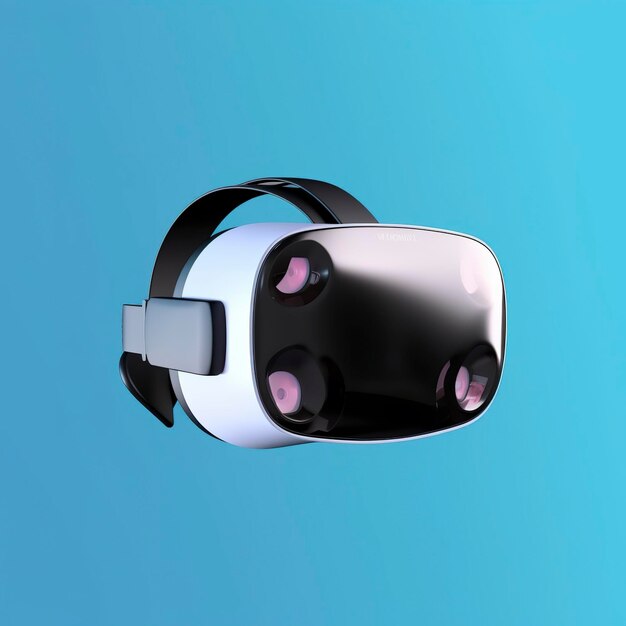 Icône de casque vr de réalité virtuelle isolé illustration de rendu 3d générer ai