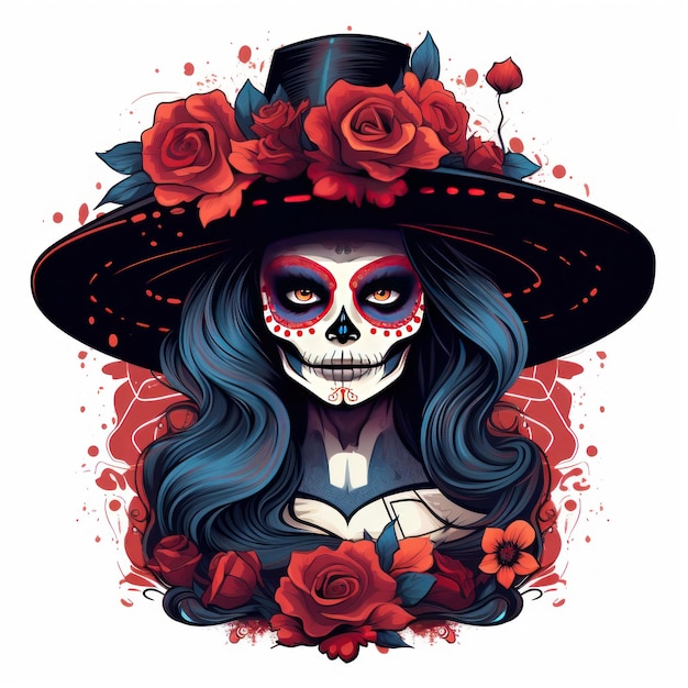 L'icône de La Catrina pour le jour des morts