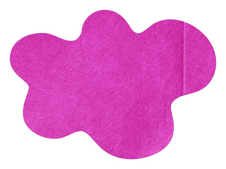 Photo icône de coupe de papier sympa à forme organique png fond transparent