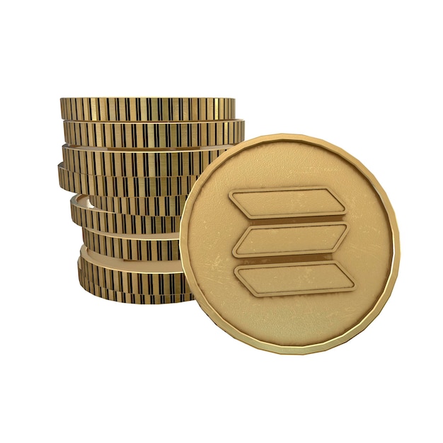 L'icône de la crypto-monnaie Solana apporte l'indépendance financière et la prospérité