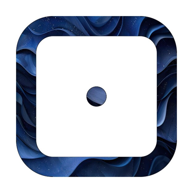 icône dés un design de style d'arrière-plan de gradient bleu photo