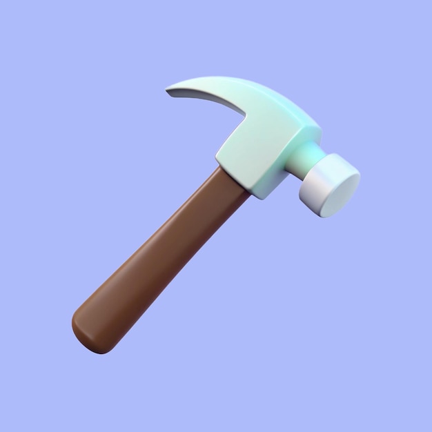 L'icône du marteau 3D
