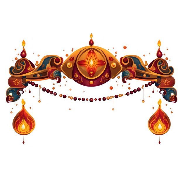 L'icône du Toran pour le Diwali