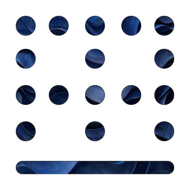 Photo icône eps bordure bas bleu dégradé design de style d'arrière-plan