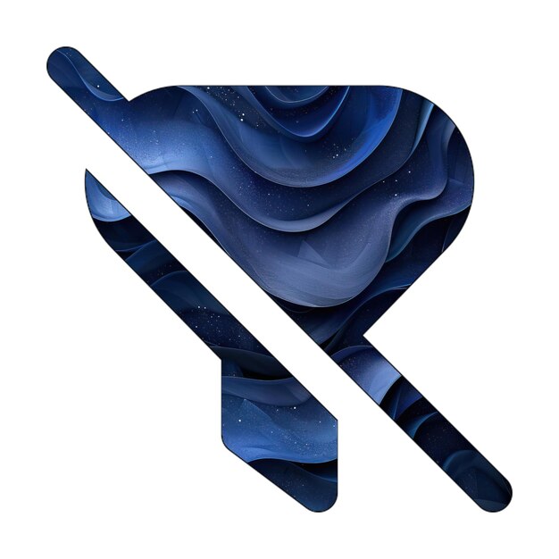 icône eps filtre slash gradient bleu design de style d'arrière-plan