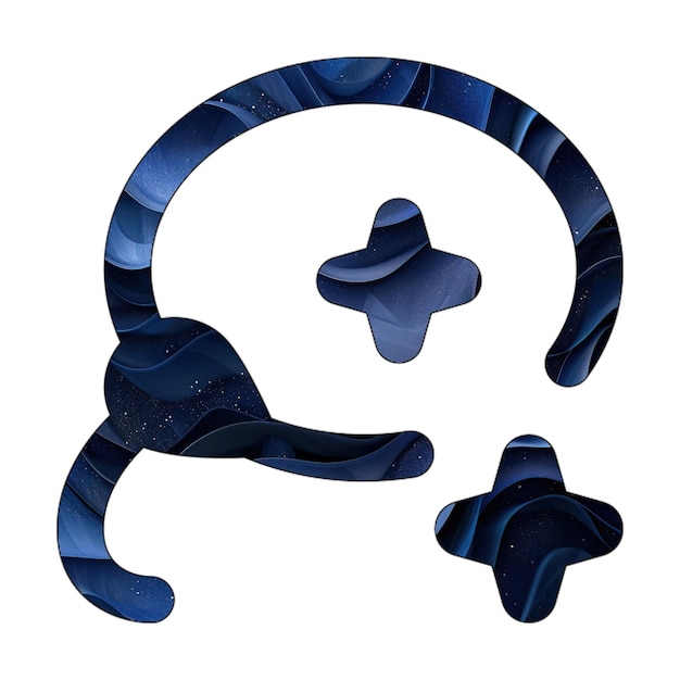 Photo icône eps lasso étincelle décalage bleu design de style d'arrière-plan
