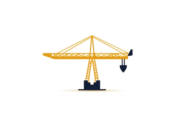 Icône de grue sur fond blanc ar 32 v 52 ID d'emploi 9be91cea1a19454c9716f0c5933cd249