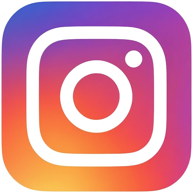 Photo l'icône de l'illustration du logo instagram