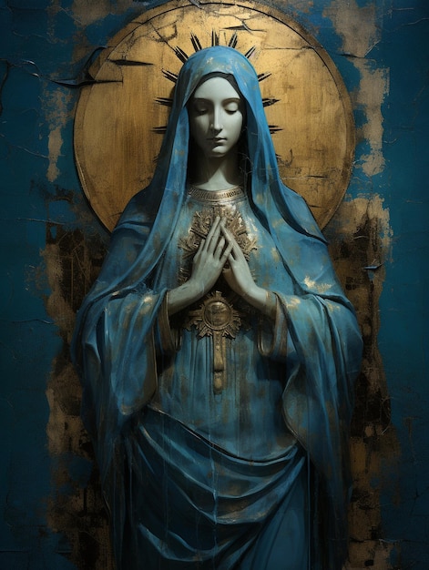 Icône de la Mère de Dieu dans la religion catholique Madonna Sainte Vierge Marie Notre-Dame Nossa Senhora do Carmo religion foi christianisme Jésus-Christ saints sainte Vierge du Carmen