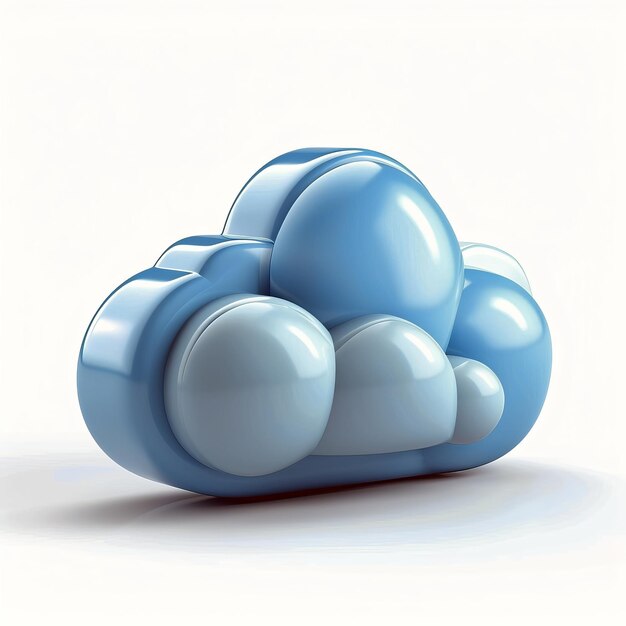 Icône Nuage 3D