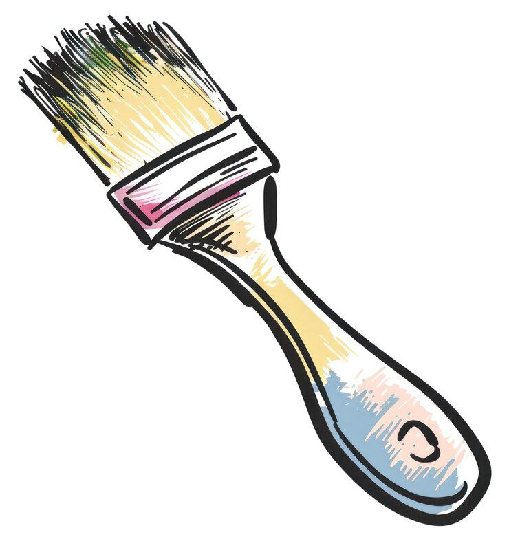 Photo icône de pinceau de peinture png appareil outil tuyau de fumée