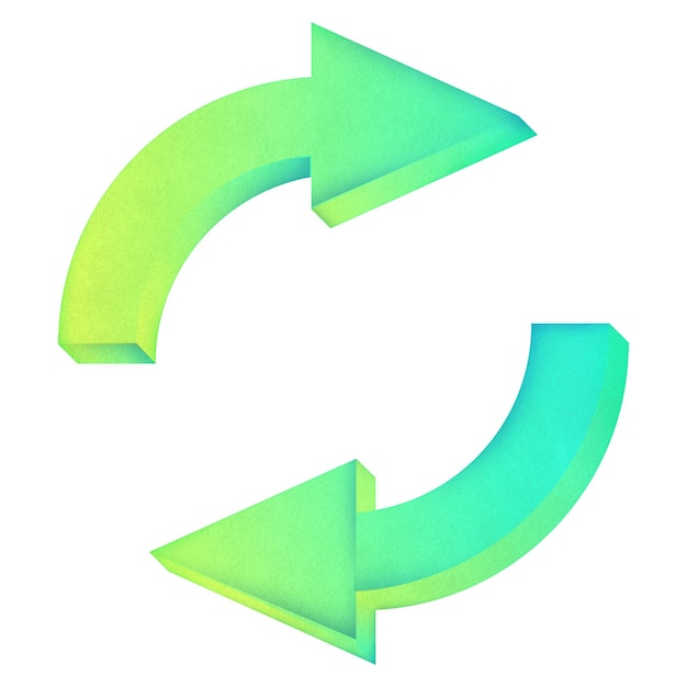 Icône de recyclage à fond transparent png