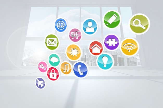 Icônes d'application informatique