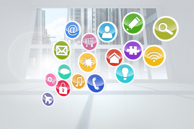 Icônes d'application informatique