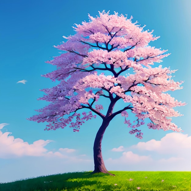 Idée de modèle d'arbre de sakura pour un jeu