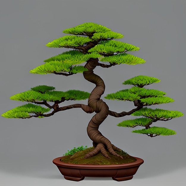 Idée de modèle de bonsaï pour jeu ou art