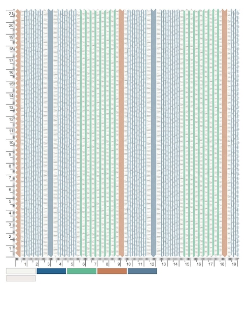 Idée tissu chemise à rayures seersucker illustration