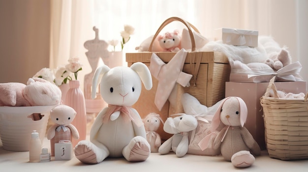 Idées cadeaux et paniers pour bébé