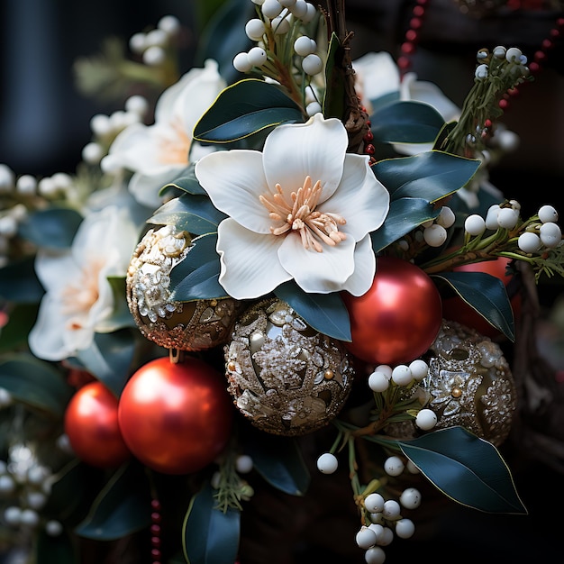 Idées de décoration de Noël pour des vacances joyeuses et une bonne année Illustration vectorielle de saison