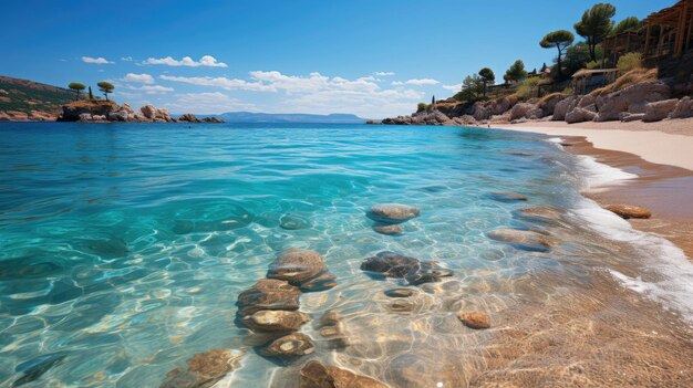 Idylle de plage d'été