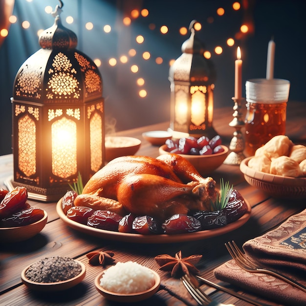 Iftari arabe du ramadan